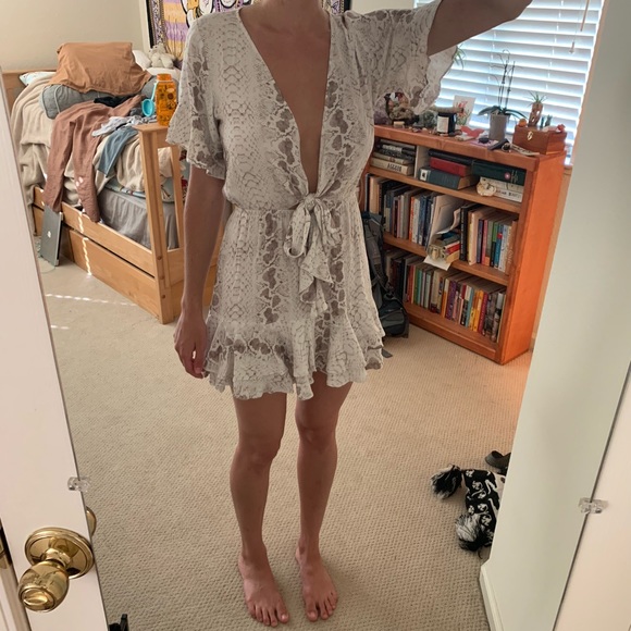 Kivari the Label Tie-up Zanzibar Mini Dress - Picture 5 of 6